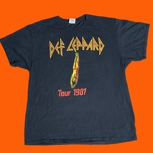 Def Leppard 1981 High N Dry TShirt